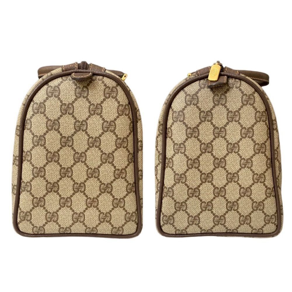 GUCCI Sherry Line Pvc Leather Boston Handbag 👜 - Picture 12 of 17